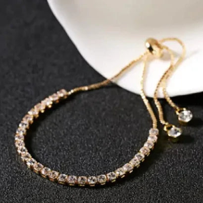 Armreif mit Kristall-Strasssteinen