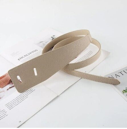 Langer Knoten Taillengürtel aus Leder