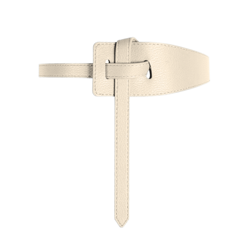 Langer Knoten Taillengürtel aus Leder