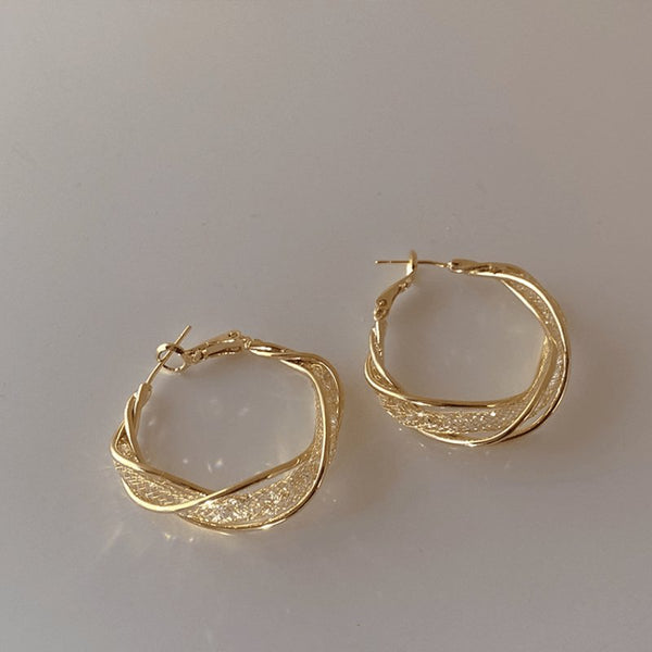 Kiarra Verdrehte Wickelohrringe