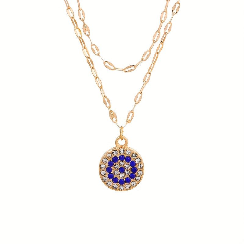 Lavinia Doppelschicht 18K Gold Halskette