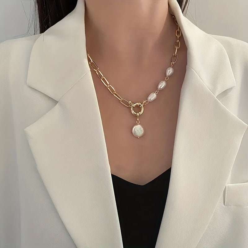 Liana Faux Pearl Halskette