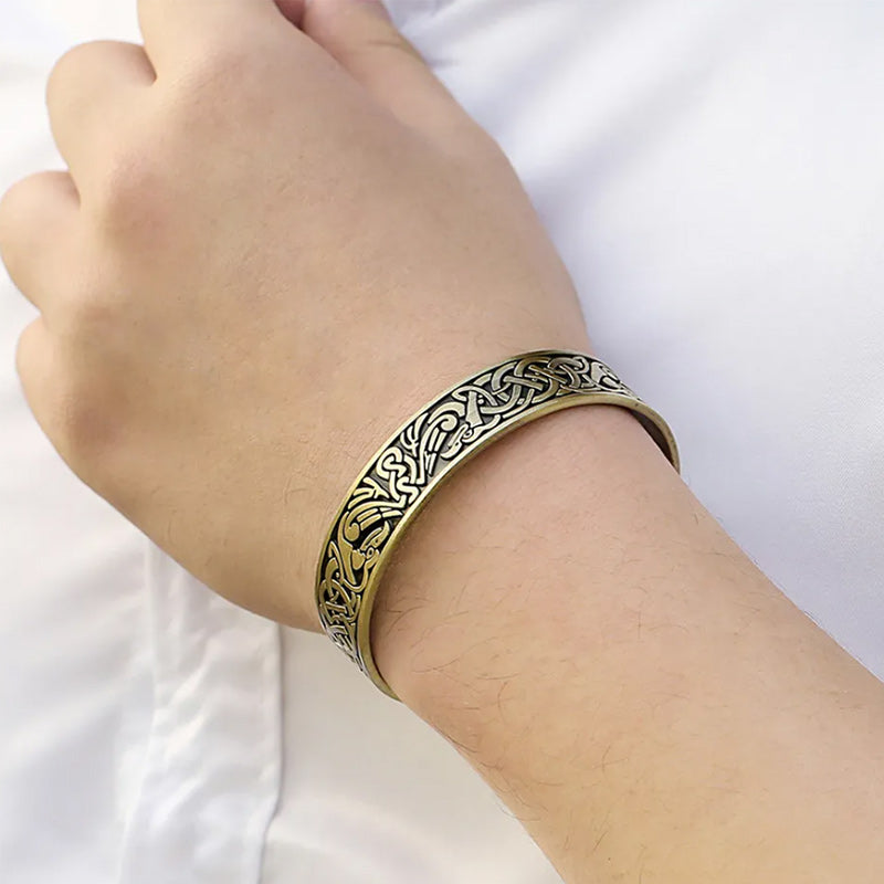 Keltische Irische Dreifaltigkeitsknoten Einstellbare Magnetische Armbänder