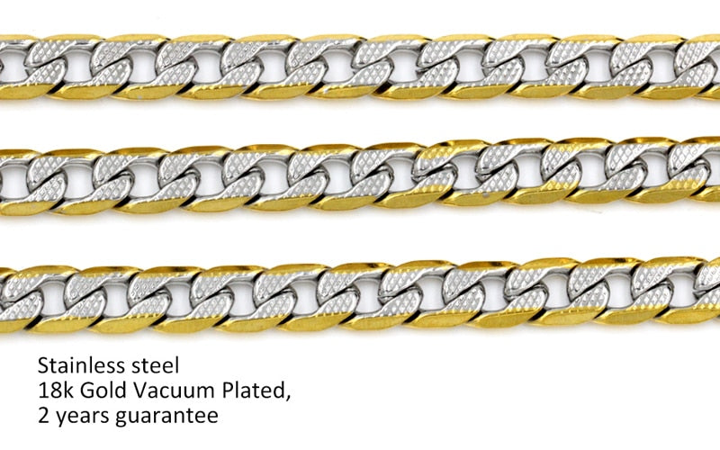 Edelstahl Halskette