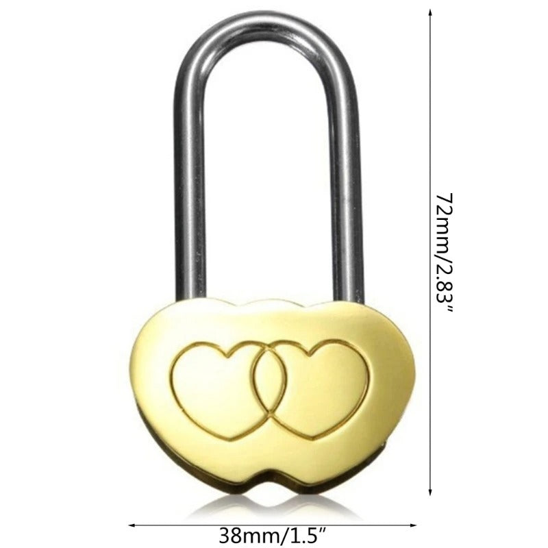 Liebesschloss mit Gravur