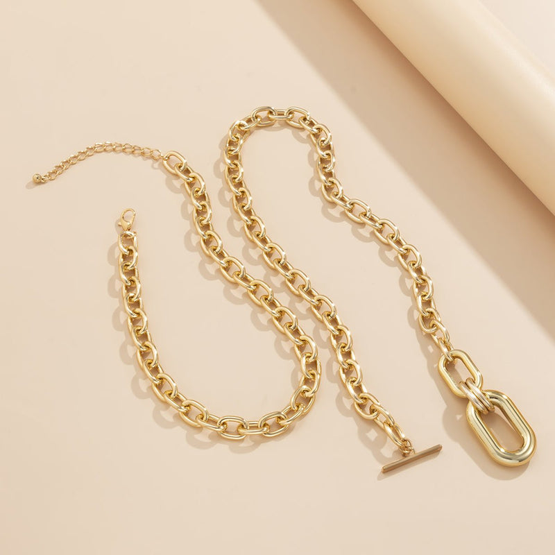 Natalia Round Schnalle Halskette