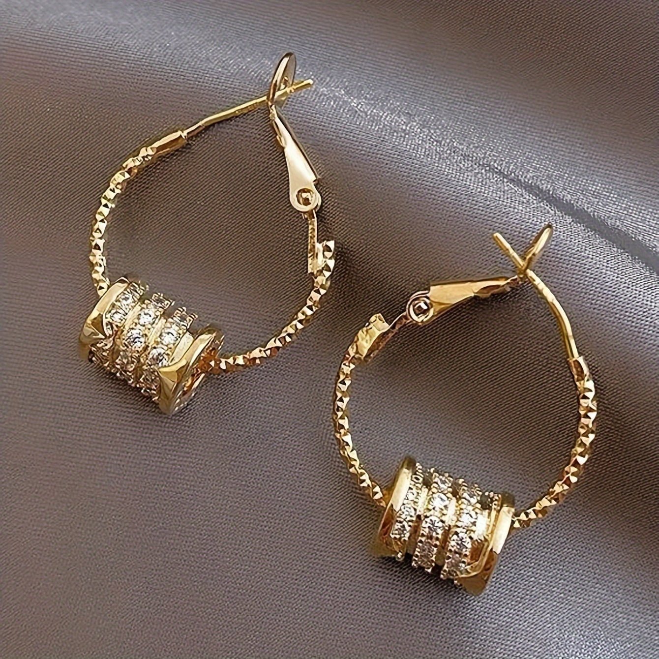 Phillipa Golden Shimmer Hoops