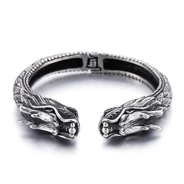 Edelstahl  Vintage Dragon'S Kopfarmband