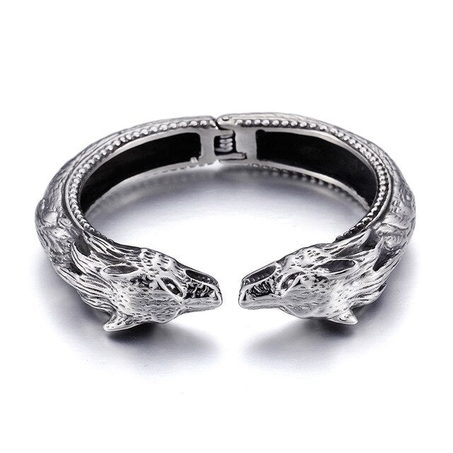 Edelstahl  Vintage Dragon'S Kopfarmband