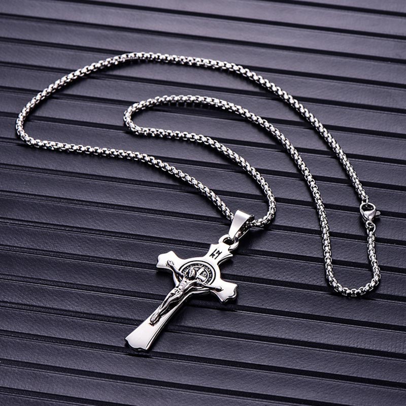 Edelstahl Jesus Christus Am Cross Anhänger Halskettenanhänger