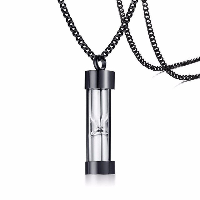 Sandglas Sands Of Time Cremation Pendant Memorial Halskette
