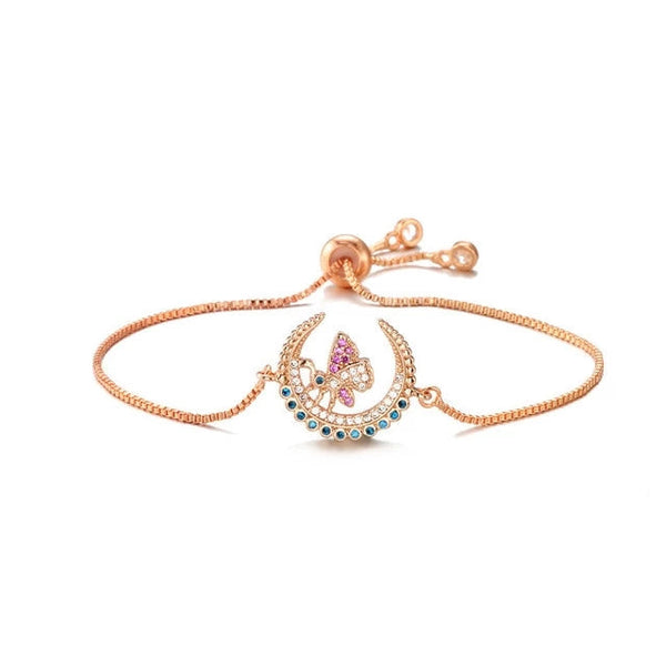 Silberkettenmond Mit Bienenarmband