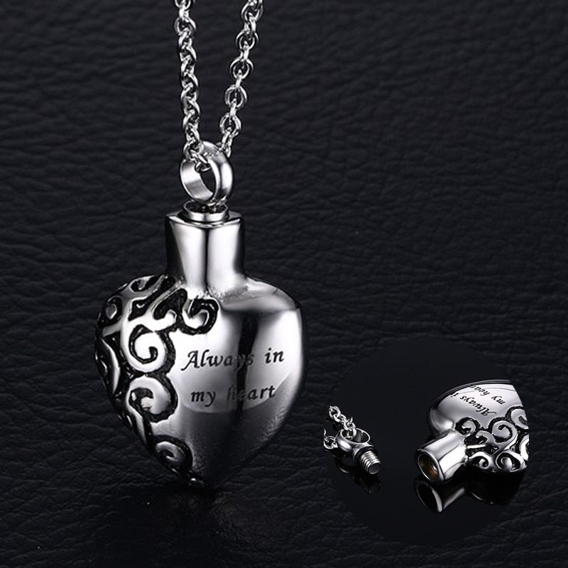 Immer In Meinem Herzen Anhänger Medaillon Halskette Erinnerung Schmuck