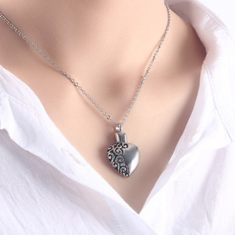 Immer In Meinem Herzen Anhänger Medaillon Halskette Erinnerung Schmuck