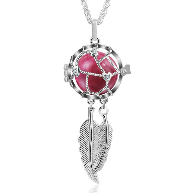 Dreamcatcher Chime Ball Mutterschaft Anhänger Halskette