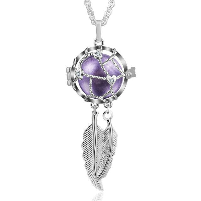 Dreamcatcher Chime Ball Mutterschaft Anhänger Halskette