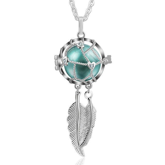 Dreamcatcher Chime Ball Mutterschaft Anhänger Halskette