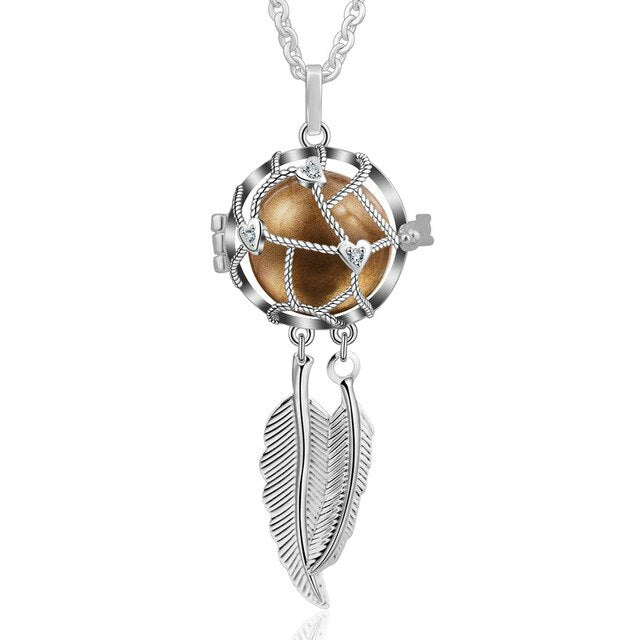 Dreamcatcher Chime Ball Mutterschaft Anhänger Halskette