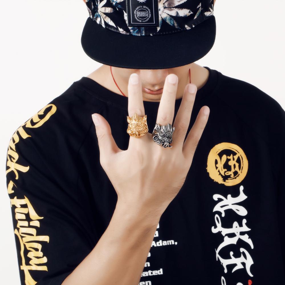 Edelstahl 3D  Schweinring Für Männer