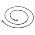 Edelstahl Retro Long Link Chain Halskette
