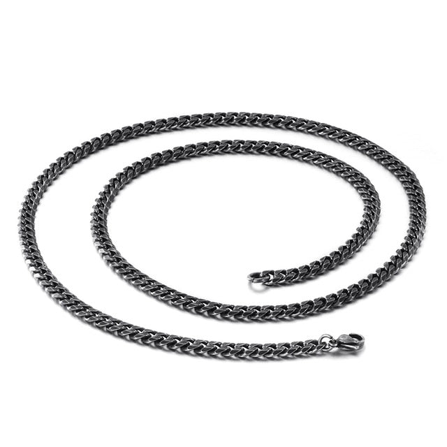 Edelstahl Punk Langkettige Halskette Für Männer
