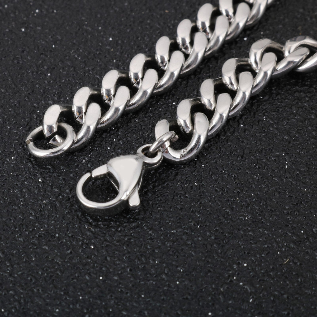 Edelstahl Silber Schlangenverbindungskettenarmband