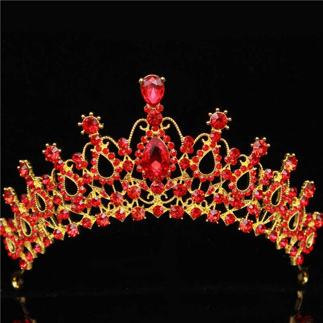 Blühende Silberkristall  Tiara  Krone Für Abschlussball Oder Hochzeit