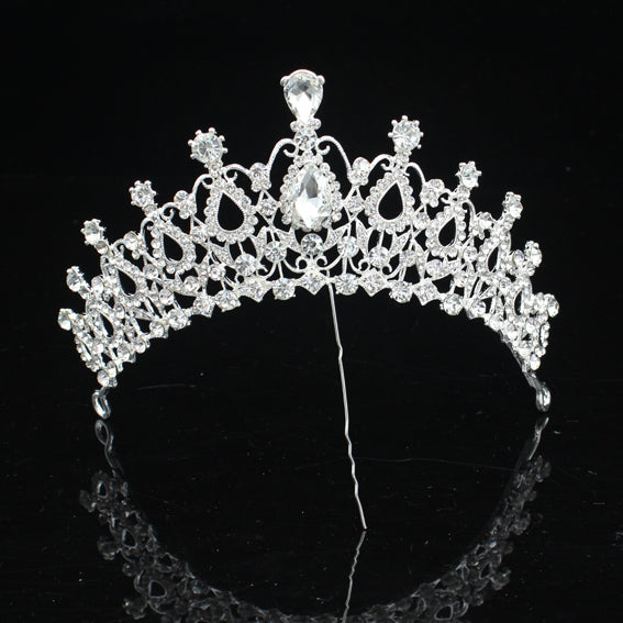Diamond Blumen Paisley Tiara Crown Crystal Diadem
