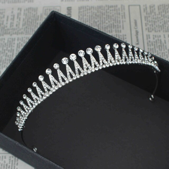 Diamond Blumen Paisley Tiara Crown Crystal Diadem