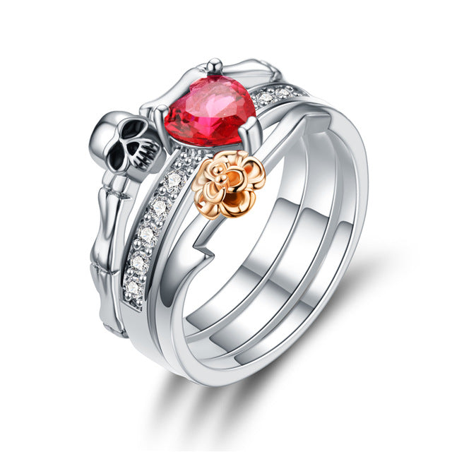 Punk  Schädelkristallherde Ehering