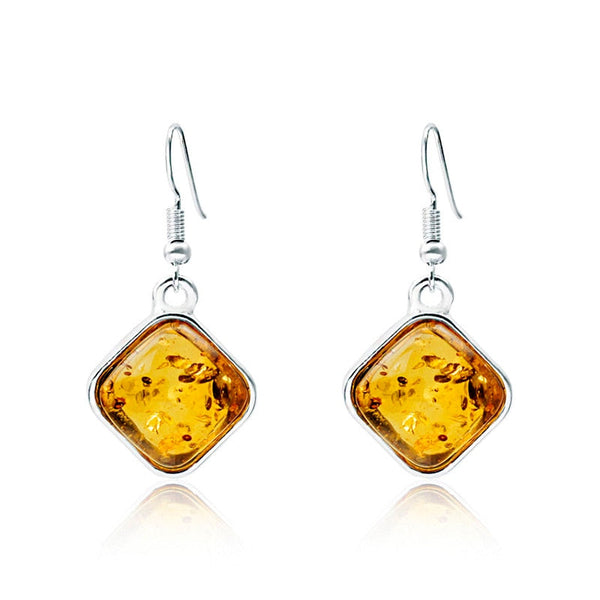 Multicolor Baltic Synthetic Bamern Halskette Ohrringe Hochzeit Schmuck Set