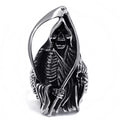 Männers Schädel Samierlicher Reaper Edelstahlring