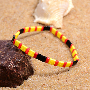 Böhmisches Schwarz/Weiß-Armband