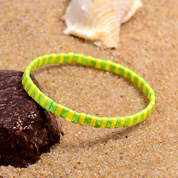 Böhmisches Schwarz/Weiß-Armband