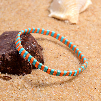 Böhmisches Schwarz/Weiß-Armband