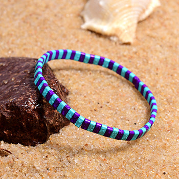 Böhmisches Schwarz/Weiß-Armband