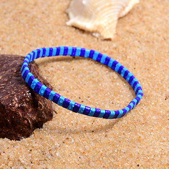 Böhmisches Schwarz/Weiß-Armband