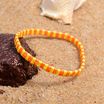 Böhmisches Schwarz/Weiß-Armband