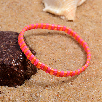 Böhmisches Schwarz/Weiß-Armband