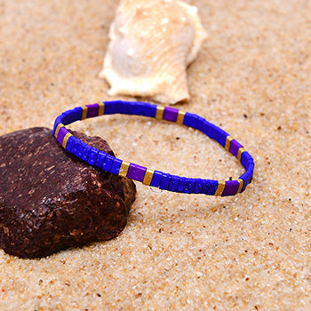 Böhmisches Schwarz/Weiß-Armband