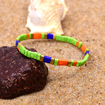 Böhmisches Schwarz/Weiß-Armband