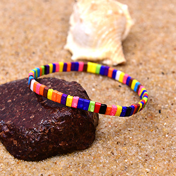 Böhmisches Schwarz/Weiß-Armband