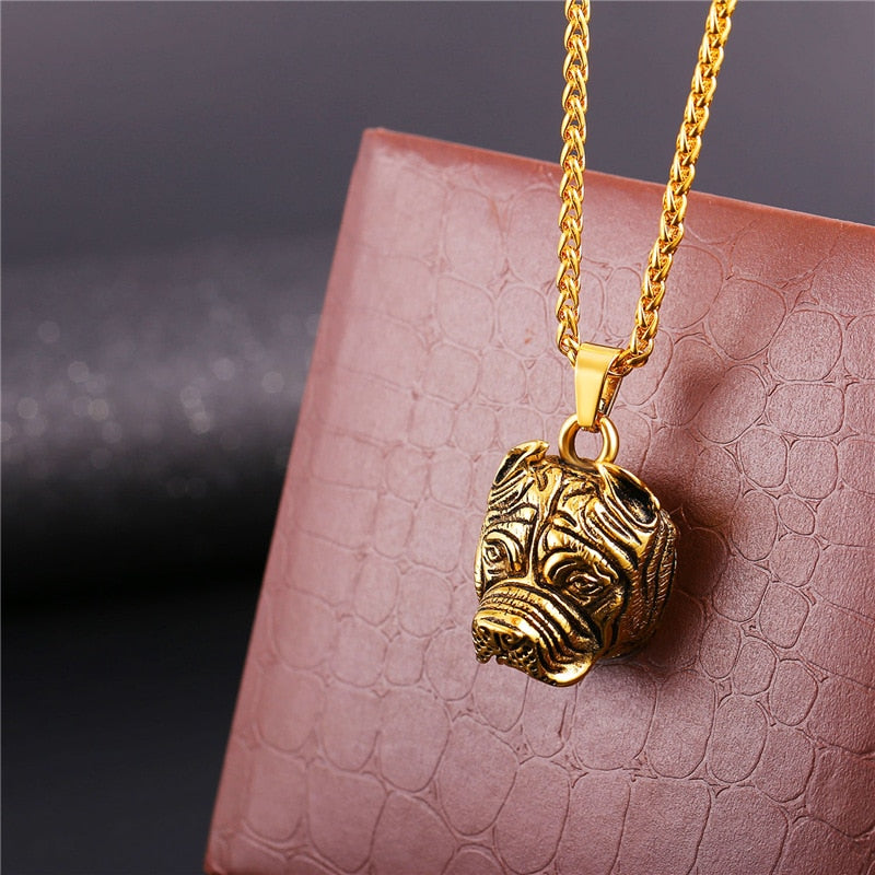 Mops Charme Anhänger Halskette Männer Und Frauen Schmuck