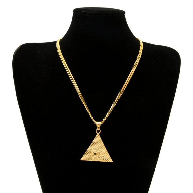 Antike Ägyptische Pyramidenauge Der Horus  Anhängerkette