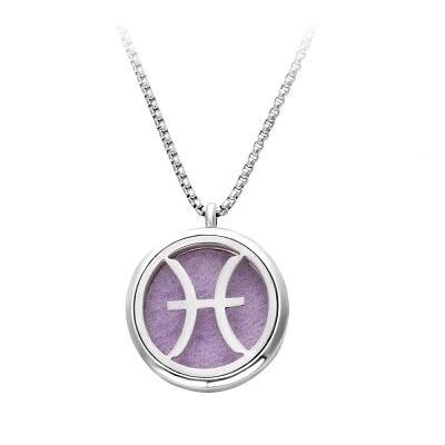 Jungfrau Zodiac Ätherische Öldiffusor  Anhänger  Halskette