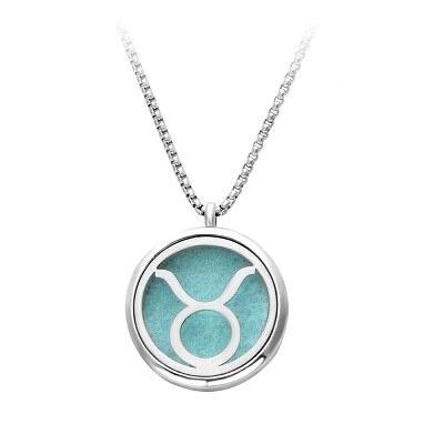 Jungfrau Zodiac Ätherische Öldiffusor  Anhänger  Halskette