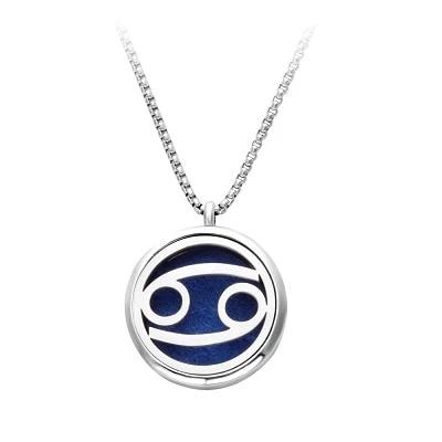 Jungfrau Zodiac Ätherische Öldiffusor  Anhänger  Halskette