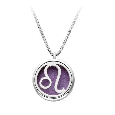 Jungfrau Zodiac Ätherische Öldiffusor  Anhänger  Halskette