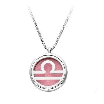 Jungfrau Zodiac Ätherische Öldiffusor  Anhänger  Halskette