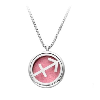 Jungfrau Zodiac Ätherische Öldiffusor  Anhänger  Halskette